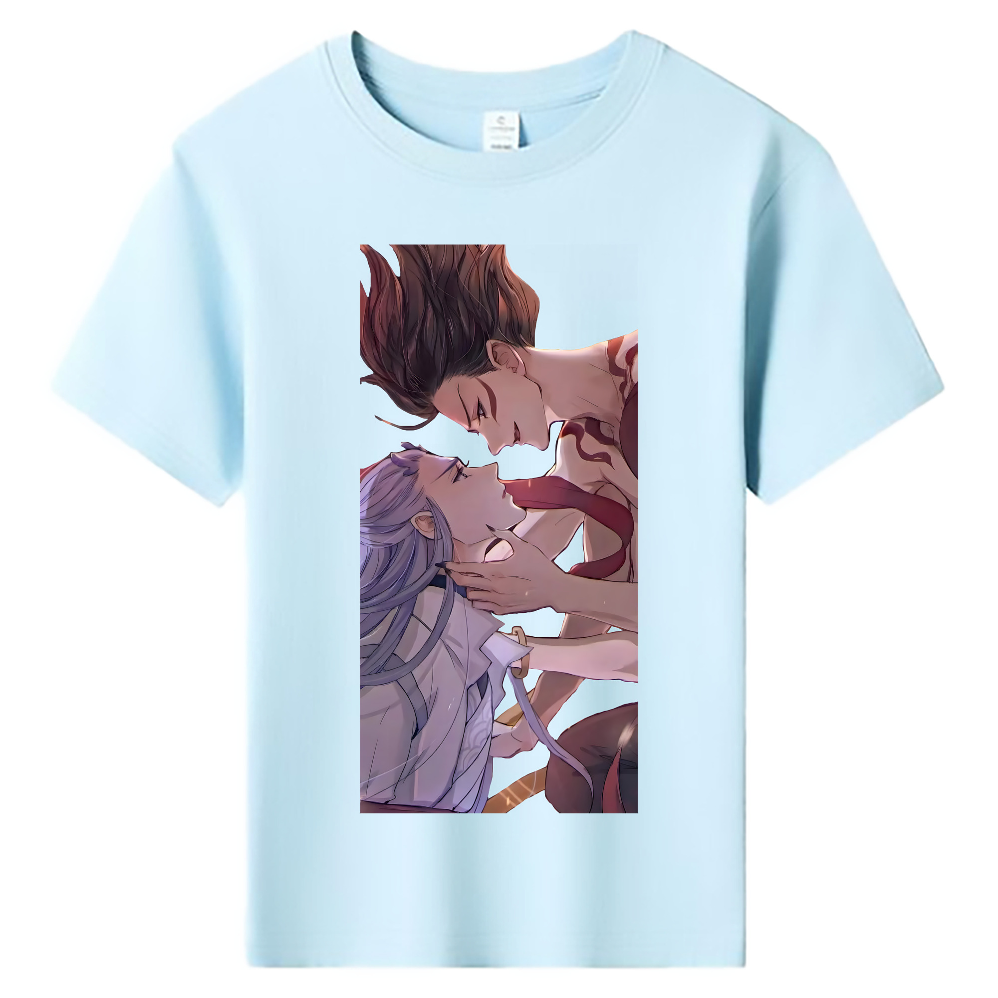（画像用） Ne Zha 2 ナタ 魔童の大暴れ 綿100％キッズTシャツ（フロントプリント）